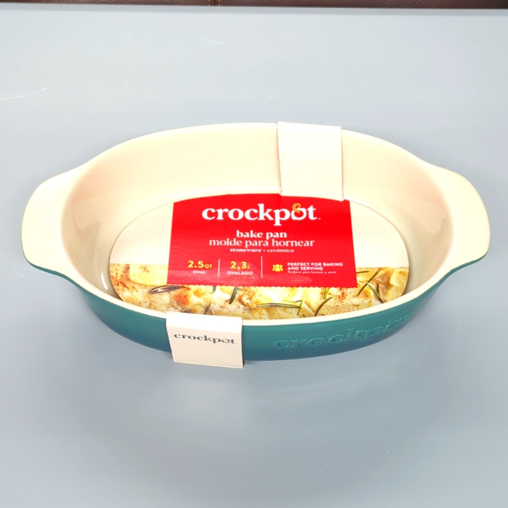 2.5 quart Crockpot oval bake pan